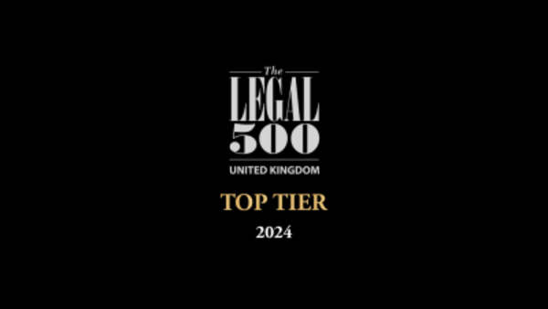 Legal 500 Top Teir Firm