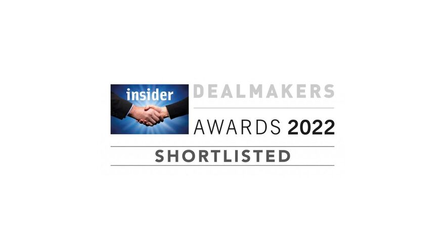 Dealmakers Awards Shortlisted 2022