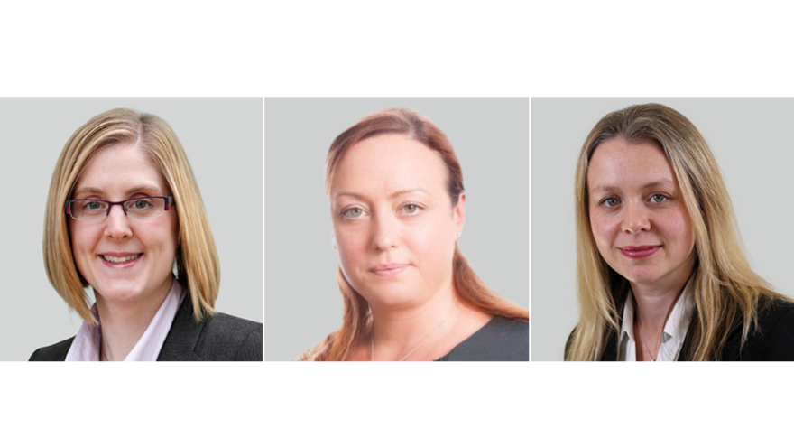 Katharine Danks, Nicola Curle, Hannah Steggles - New Partners