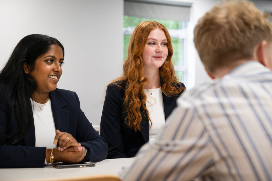 Diana Milton, Zoe Jardin and Daniel Carter 