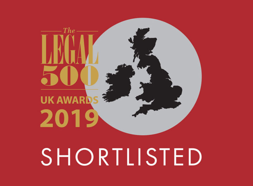 Legal 500 UK Awards Shortlisted