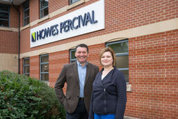 L-R Nick James and Helen Parrott