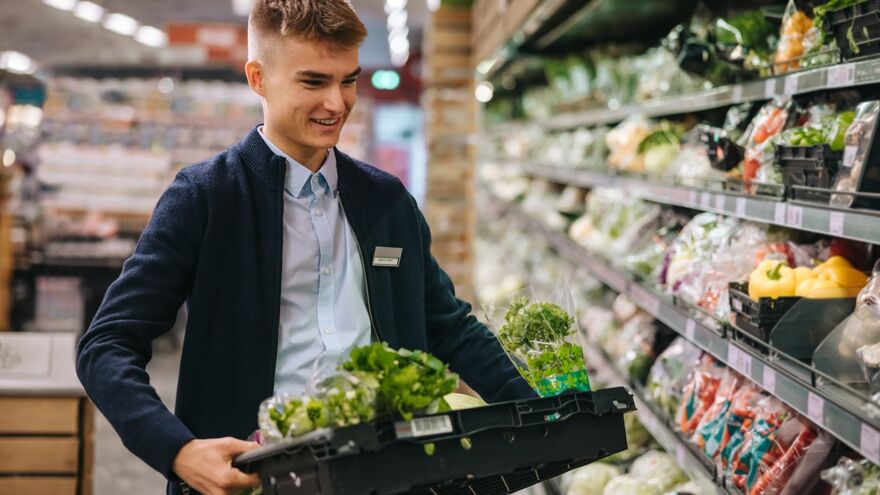 Young male worker 