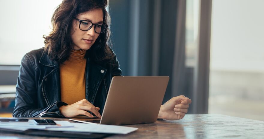 Women at laptop