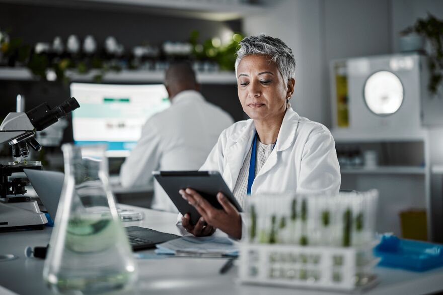 Scientist in Lab