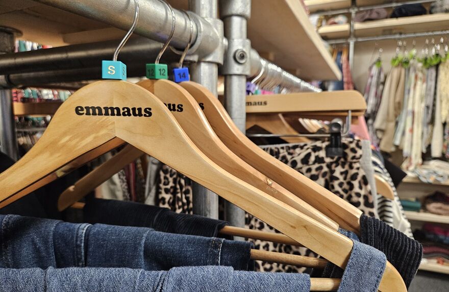 Emmaus Charity Shop Coat Hanger