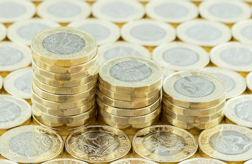 Pound coins 